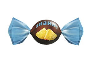 Конфета FruitStory Ананас в шоколадной глазури